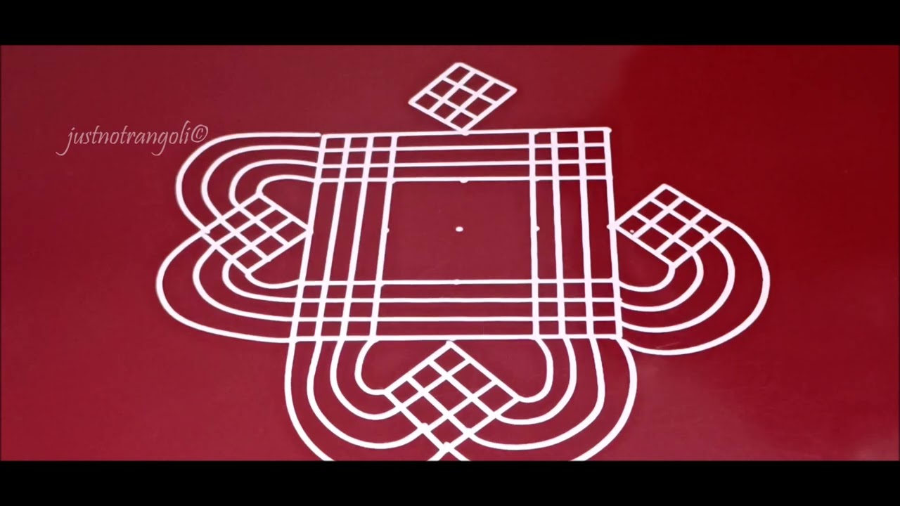 PADI KOLAM WITH 5-5 DOTS