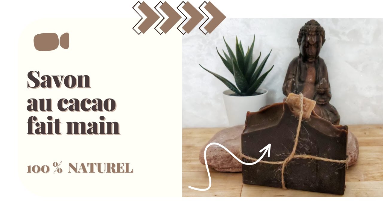 🍫 Fabrication d’un savon naturel au cacao 🍫 Fait main & Saponifié à froid