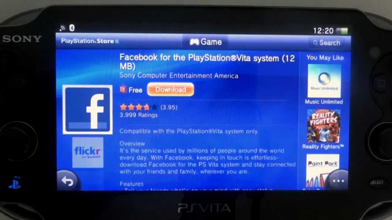 PS Vita: baixando e utilizando aplicativos (Twitter, Facebook, Browser)