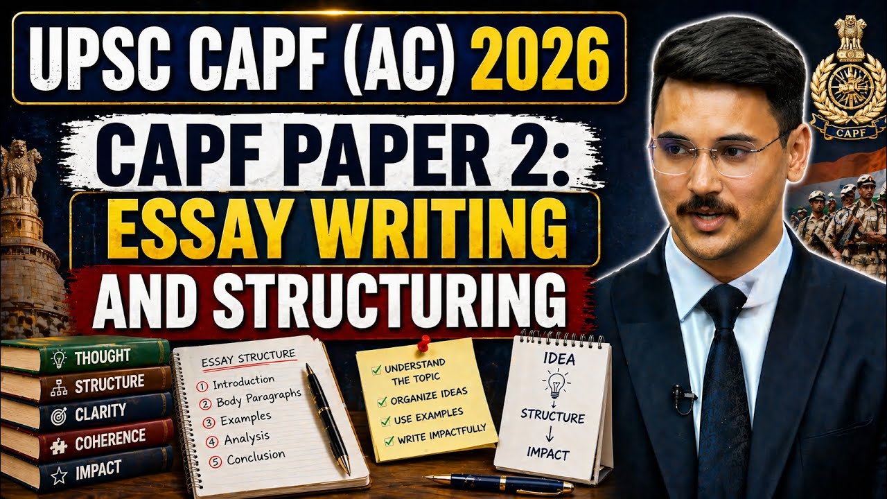 How to Write and Structure ESSAY in CAPF PAPER 2