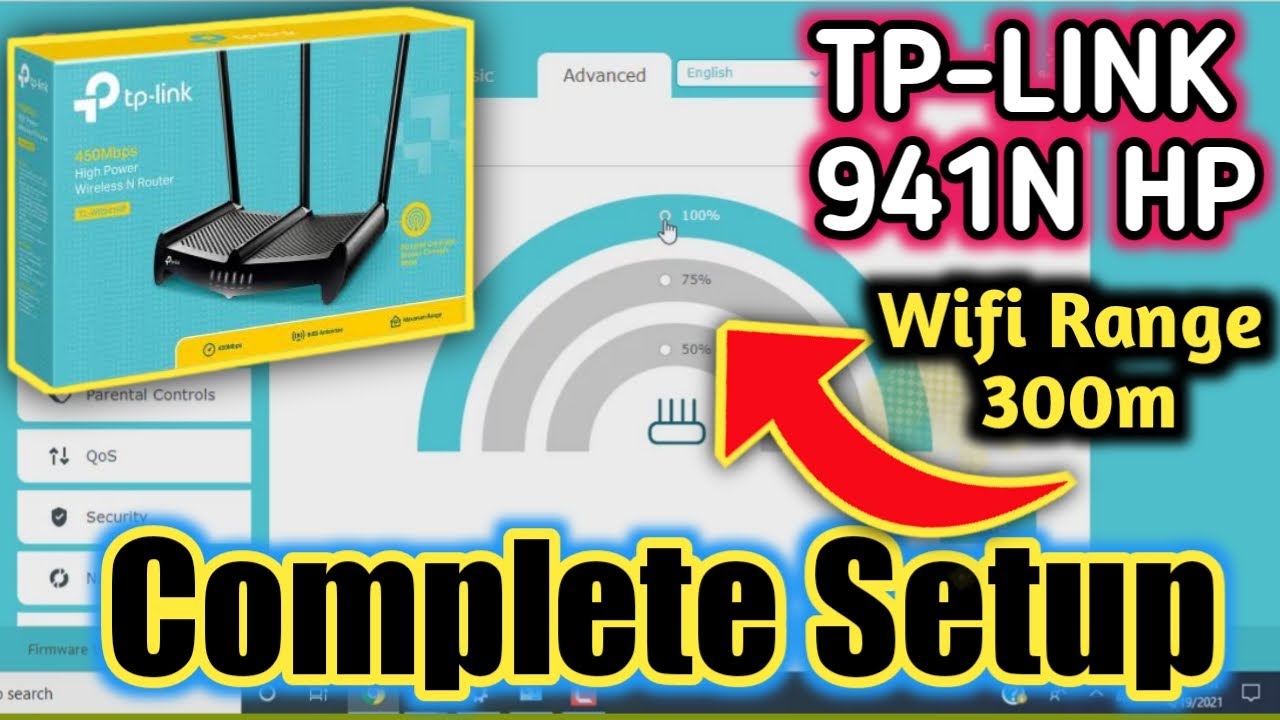 Complete Setup (TP-LINK TL-WR841/941HP High Power Router Review)Full Configuration
