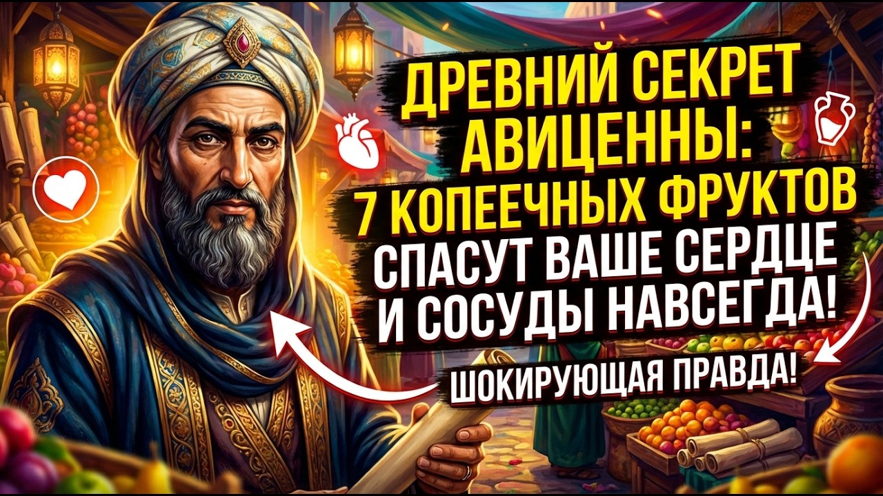 АВИЦЕННА РАСКРЫЛ СЕКРЕТ! 7 ФРУКТОВ, КОТОРЫЕ ЛЕЧАТ ЛУЧШЕ ЛЕКАРСТВ!