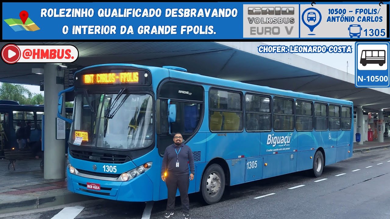 Linha 10500 | Florianópolis/Antônio Carlos no Volkswagen 17.230 OD Euro V. 