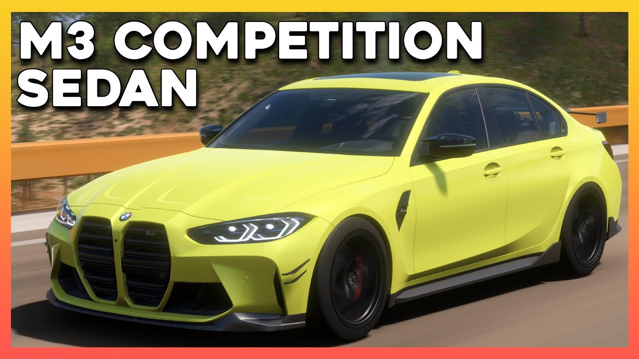 2021 BMW M3 Competition Sedan Full Customization In Forza Horizon 5! (I LOVE THIS BMW)