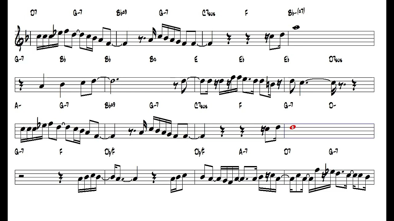Emilio Santiago Saigon  Bb Trumpet or Tenor Sax Play Along