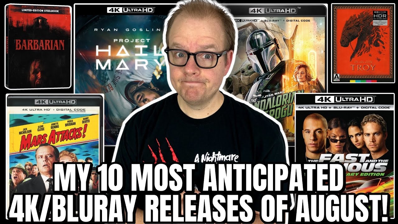 Мои 10 самых ожидаемых релизов на 4K и Blu-ray в АВГУСТЕ 2026 года!