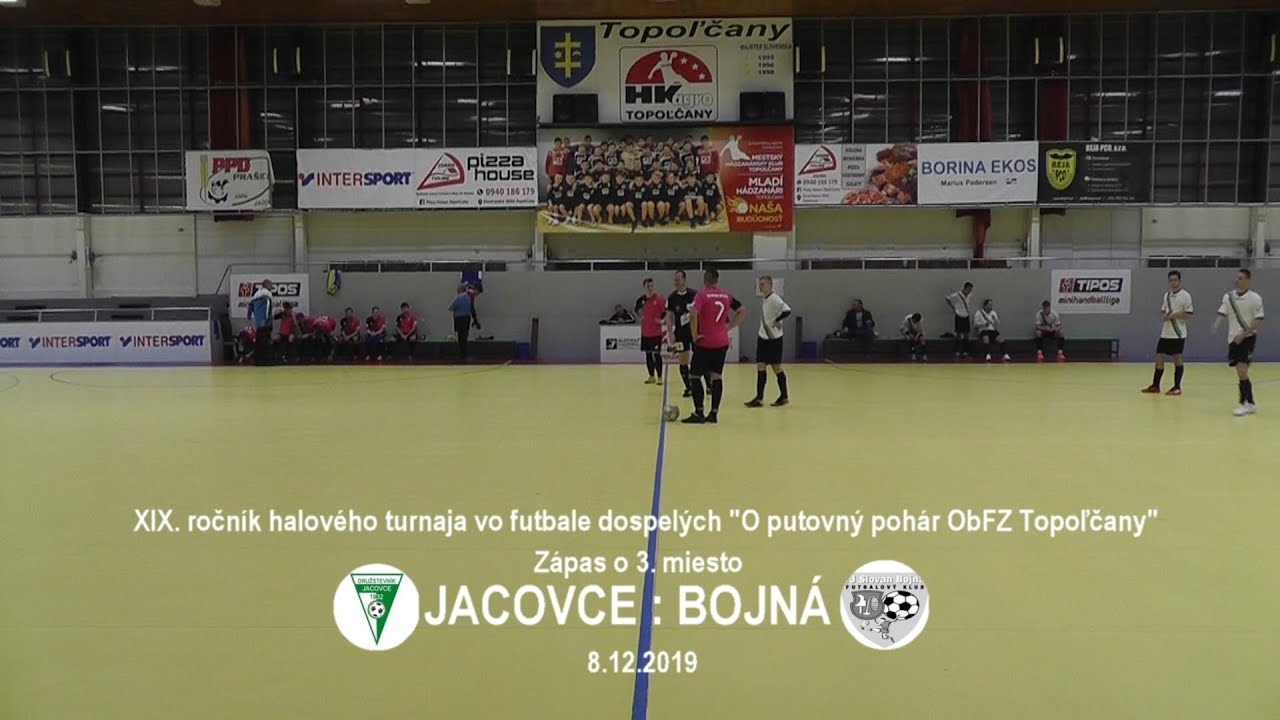 Halový futbal: Jacovce - Bojná 8.12.2019 - O 3. miesto