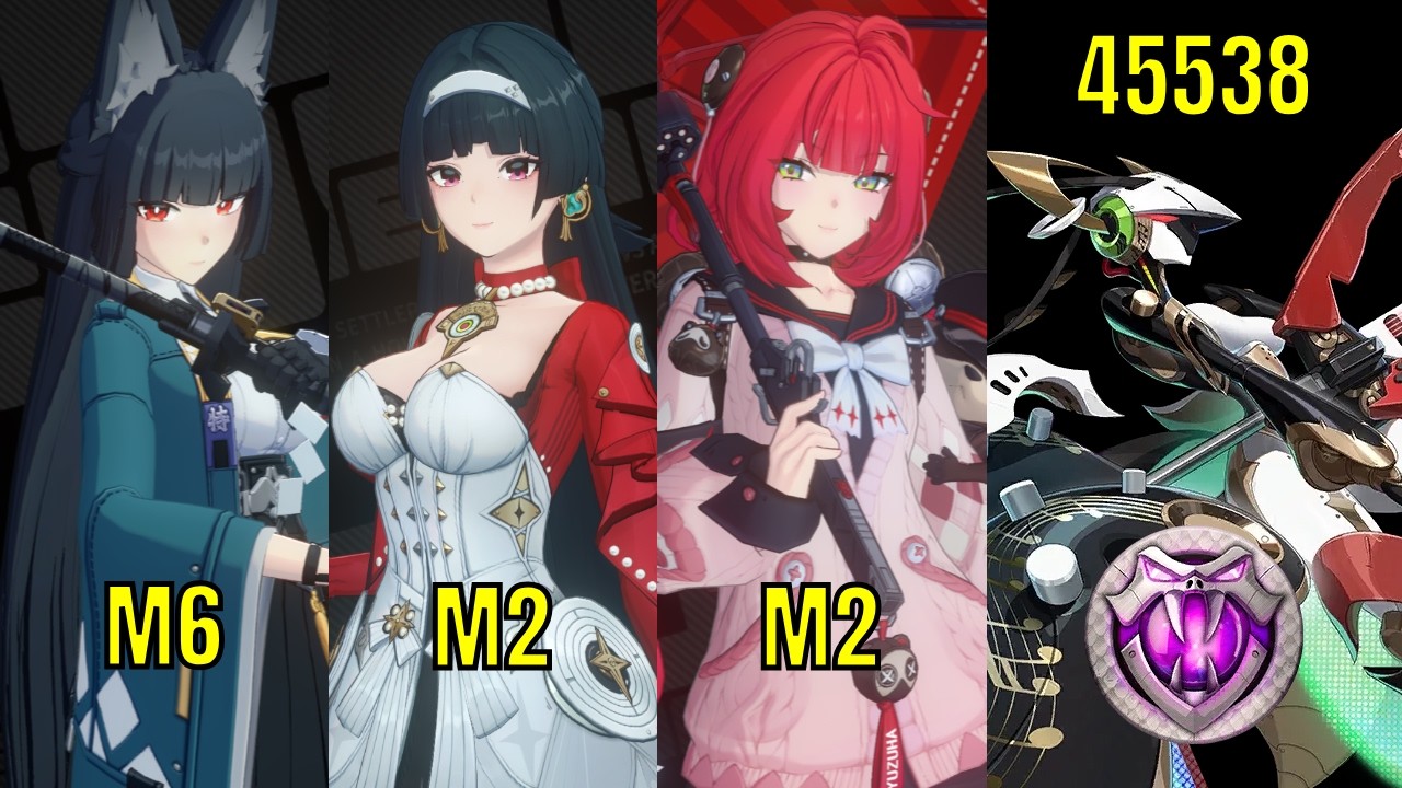 M6 Miyabi 45K Discordant Solo - Vesper | Ft. M2 Astra & M2 Yuzuha | Deadly Assault 2.6
