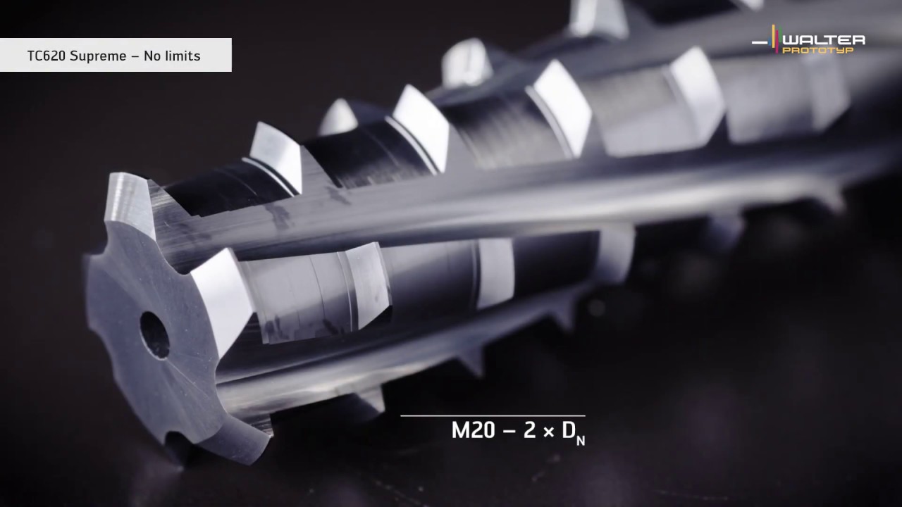 THREAD MILL TC620 SUPREME: Less cutting pressure - higher productivity.