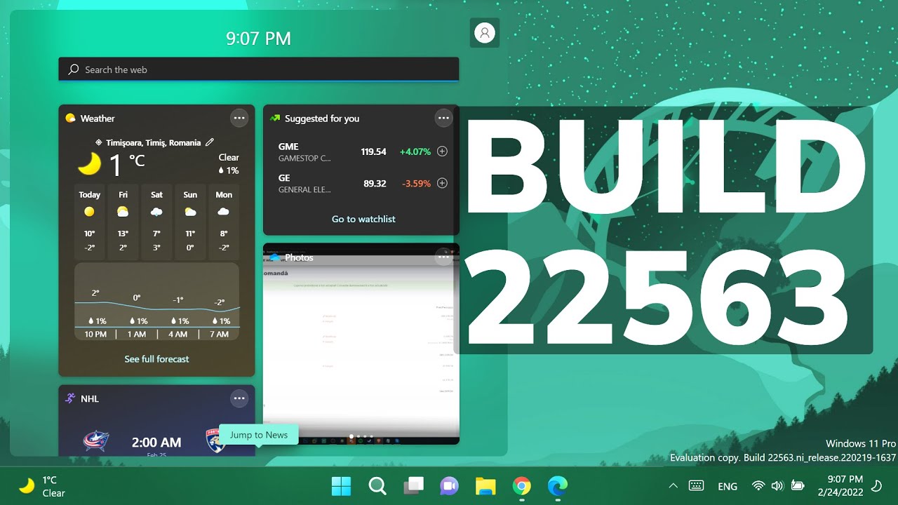 New Windows 11 Build 22563 &ndash; Improved File Explorer, Widgets Changes, New Emojis (Dev Channel)