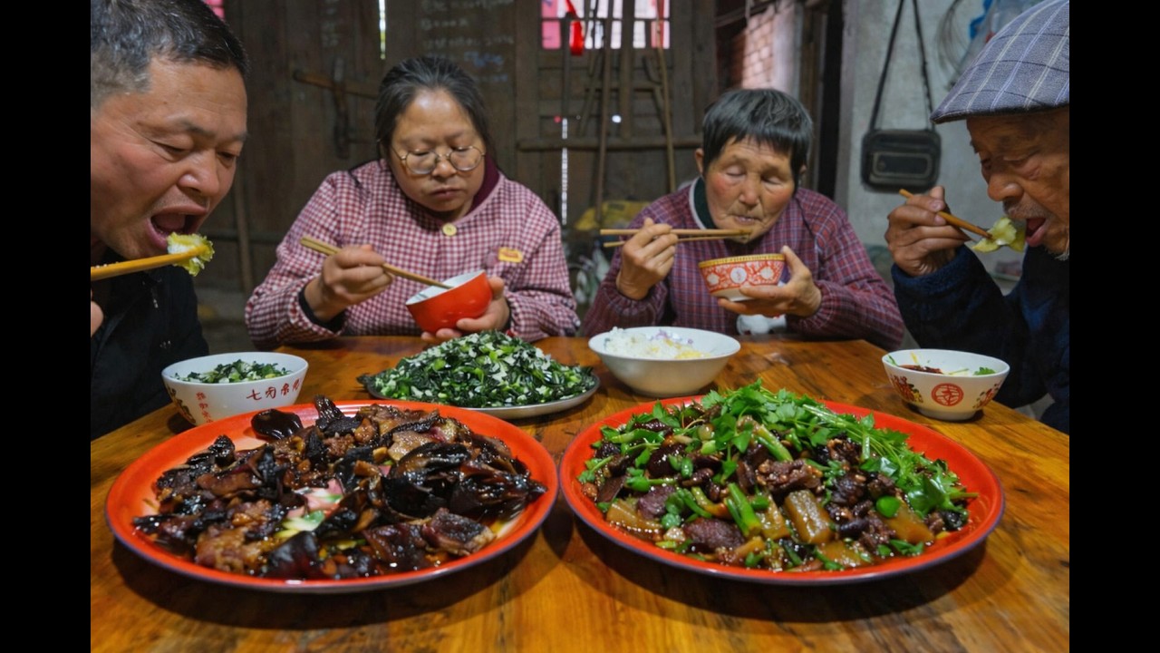 Traditional Smoked Duck in Rural China | Ancient Firewood Cooking (No Modern Tools)