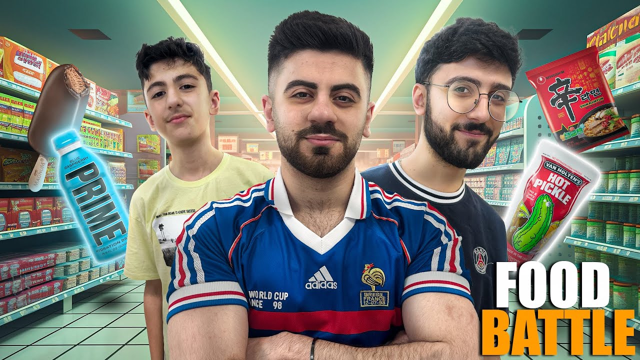 FOOD BATTLE - چاڵنجی خواردن لەگەڵ براکانم 😂