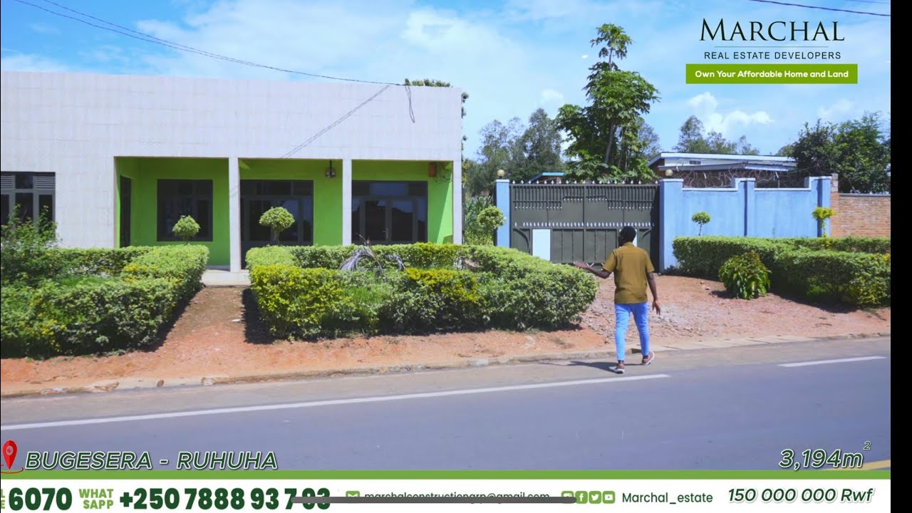 DUTEMBERANE #AMAZU Ari mu KIBANZA Kinini (3,194m2) AGURISHWA | BUGESERA - RUHUHA kuri Kaburimbo Neza