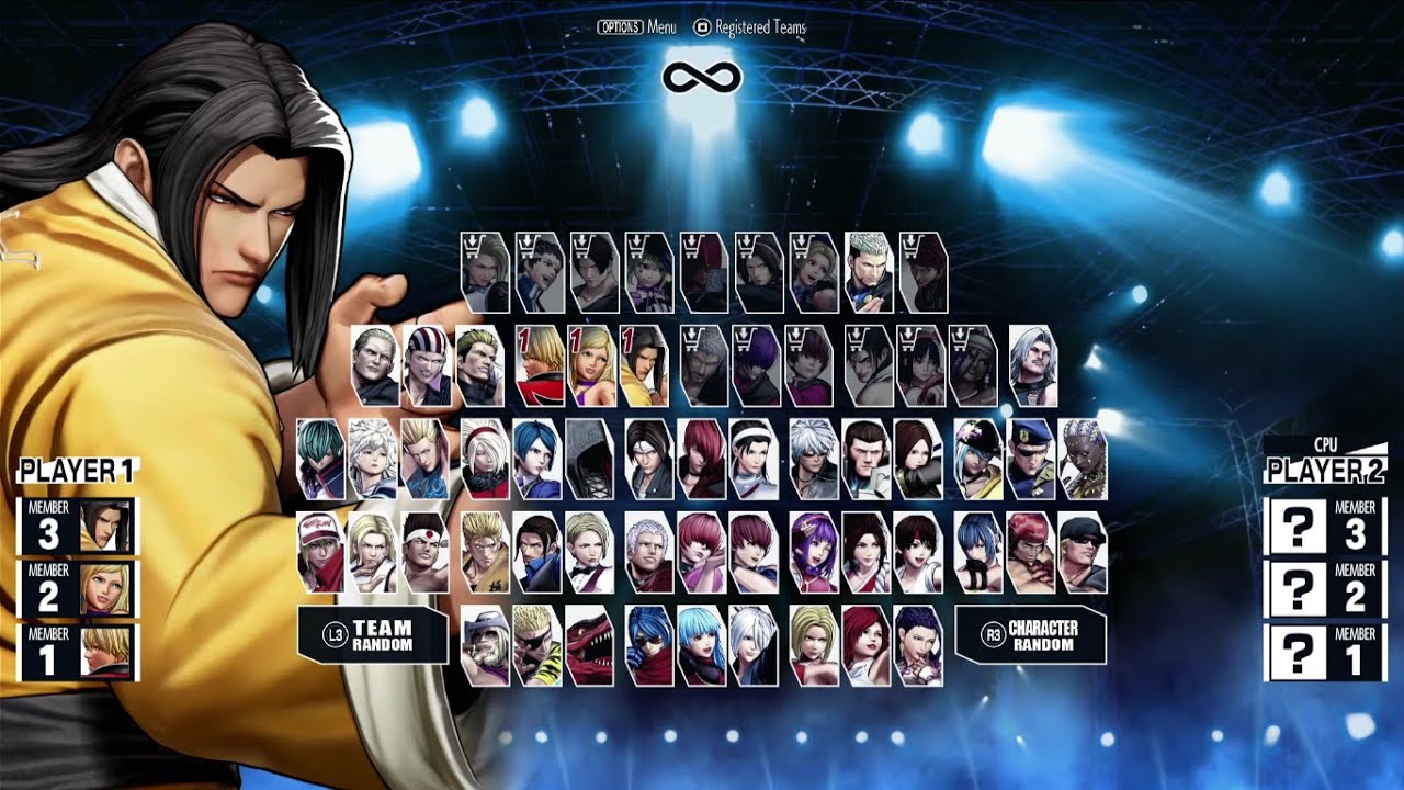 The King of Fighters XV (PS4) - Прохождение аркадной версии игры Team Garou