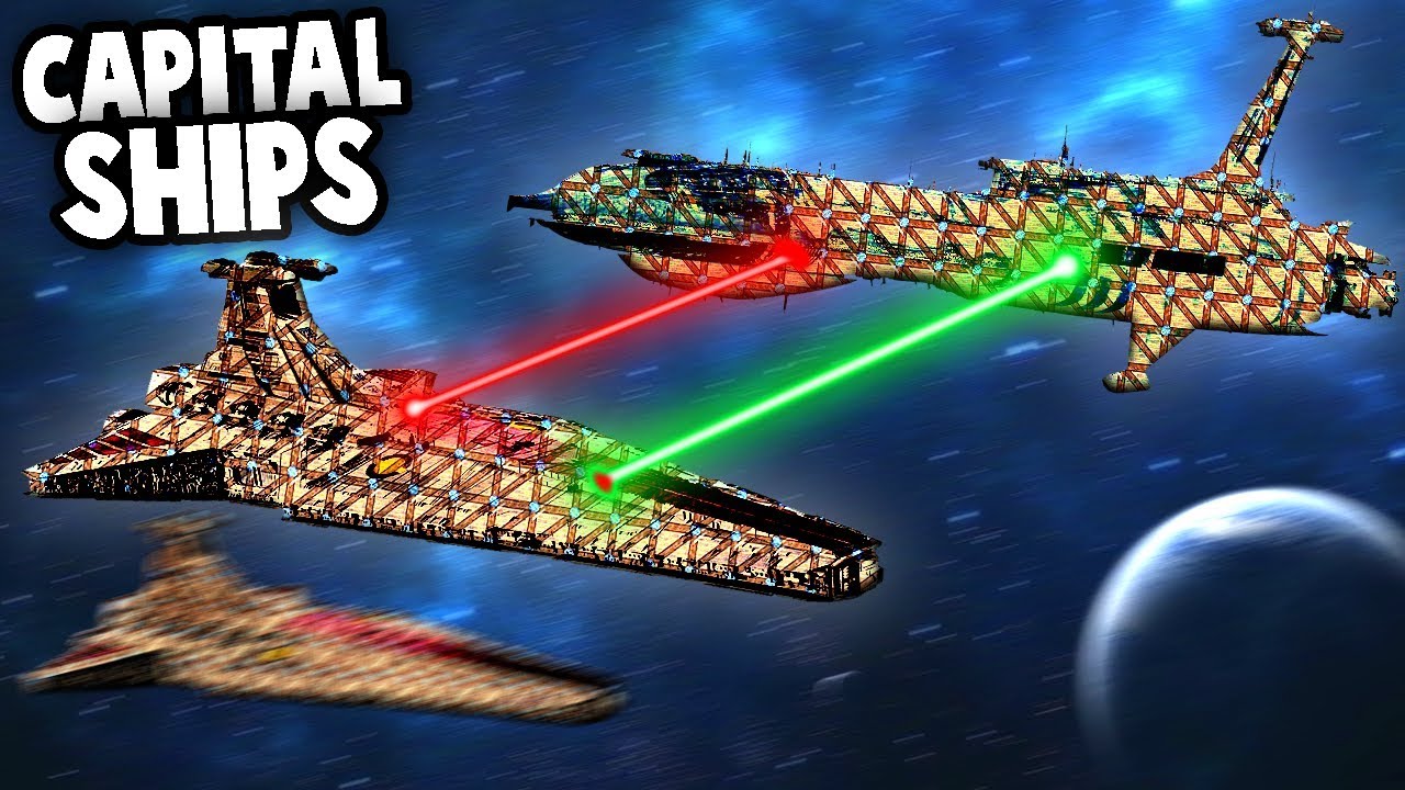STAR WARS Space Battles - NO Gravity CAPITAL SHIPS (Forts Star Wars Mods)