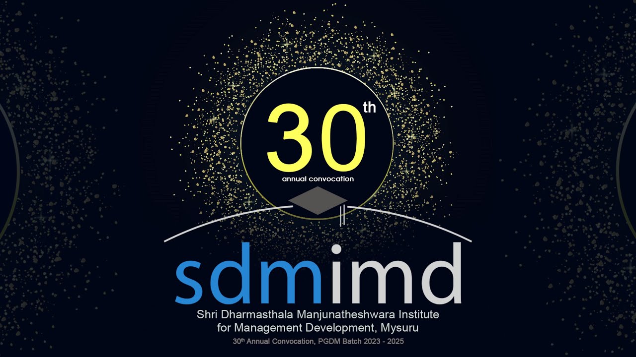 SDMIMD - 30th Annual Convocation Livestreaming on April 5th 2025
