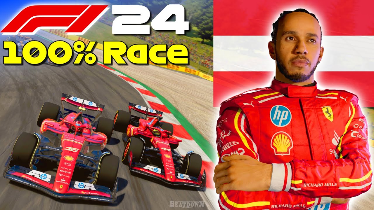 F1 24 - Hamilton Goes To Ferrari #10: 100% Race Austria