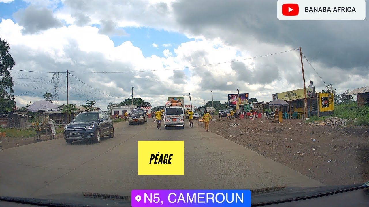 Cameroun: route ouest  deuxieme péage