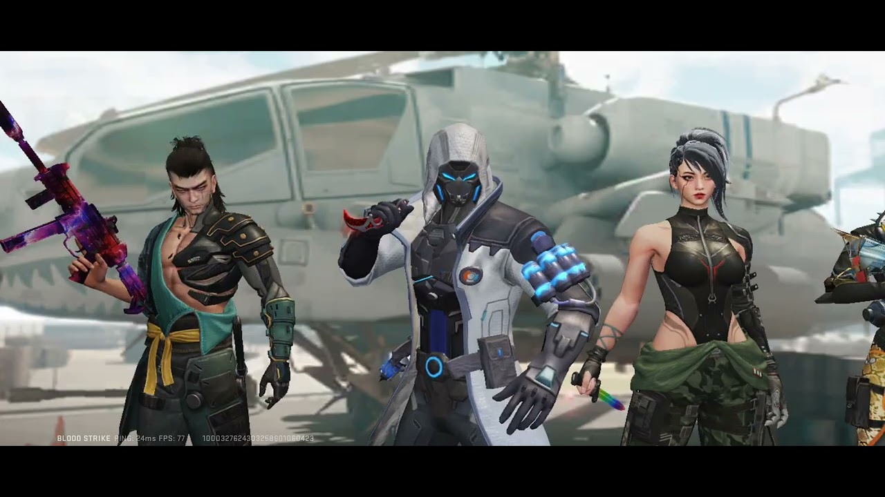 Playing BLOOD STRIKE for 1 hour