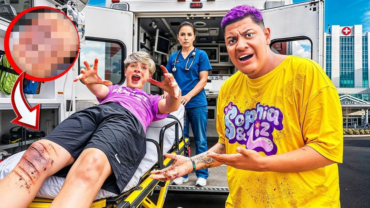 O ARTHUR SE MACHUCOU NO “ PEGA PEGA  EXTREMO “ *acidente grave 