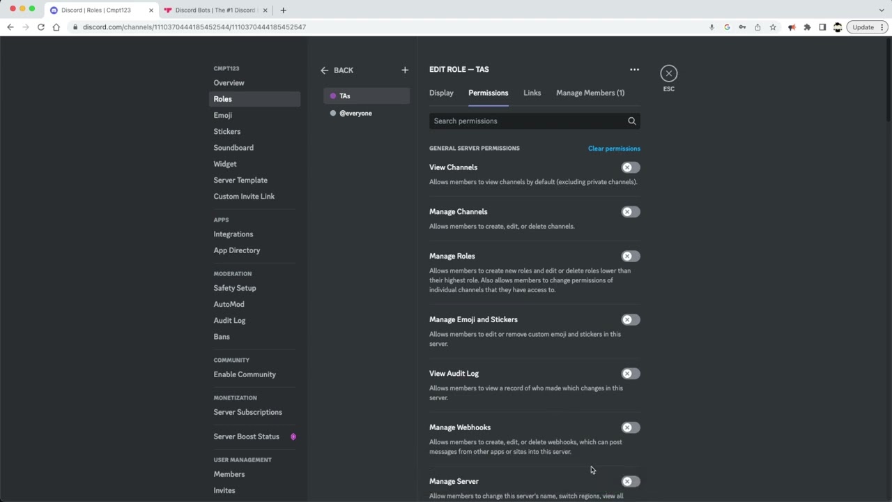 Setting up Discord for a Classroom or Course