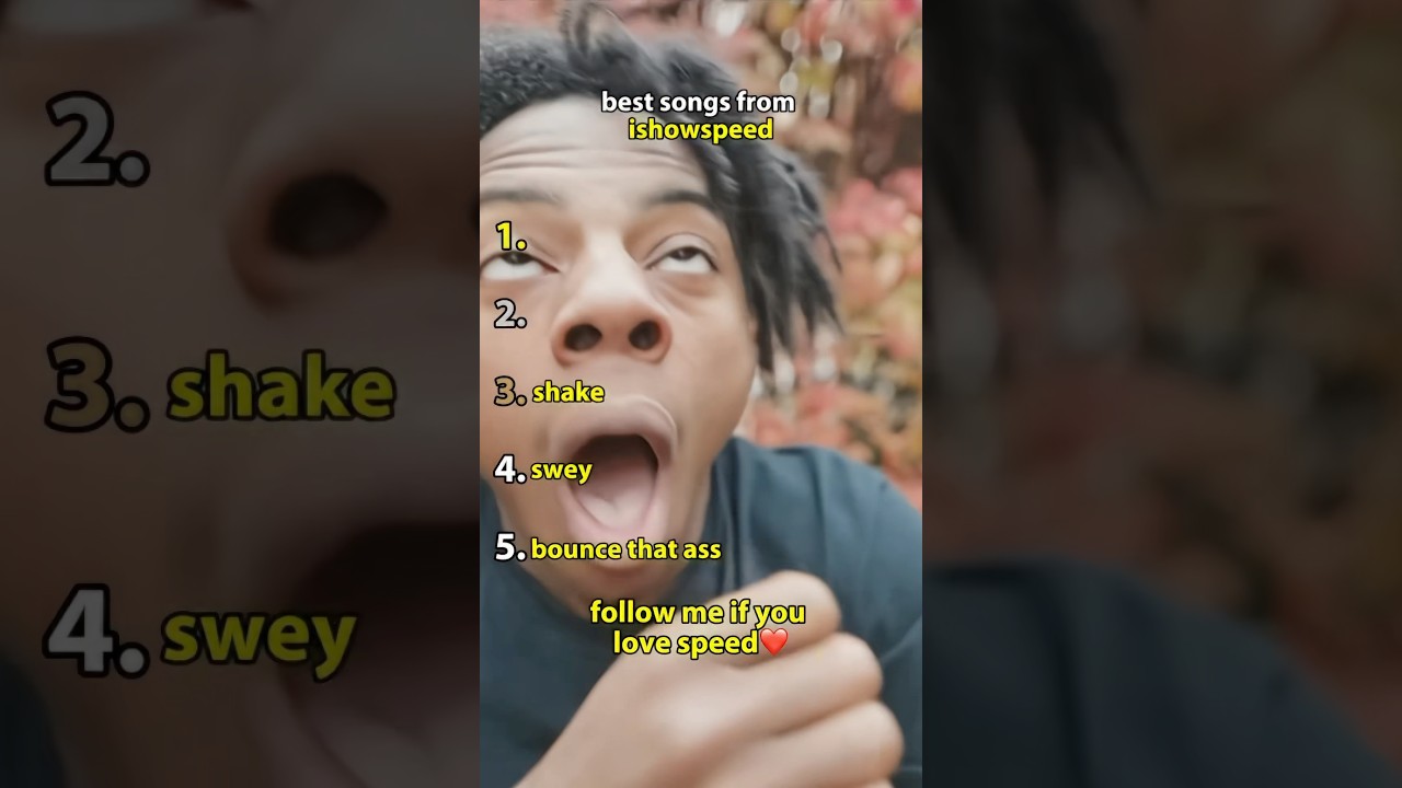 best songs from ishowspeed #rap #music #speed #ishowspeed