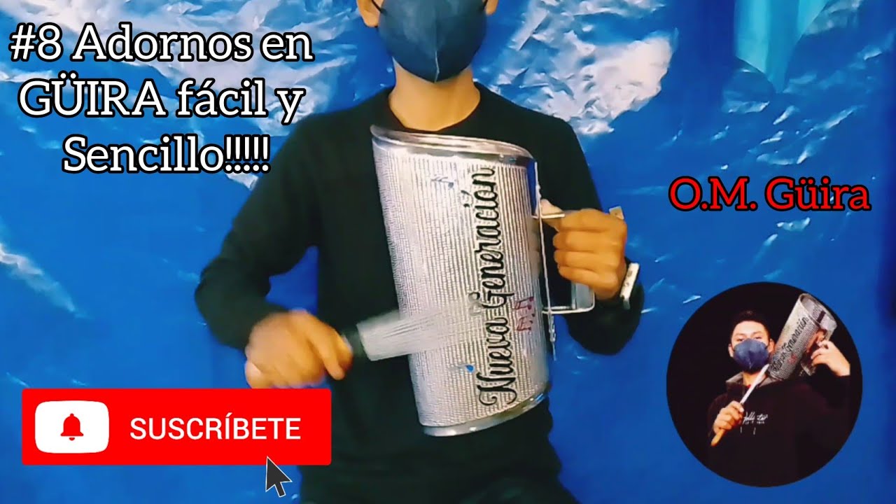 #8 Patrones en La Güira 🎧 Adornos de Güira paso a paso O.M. Güira ( Percucion)