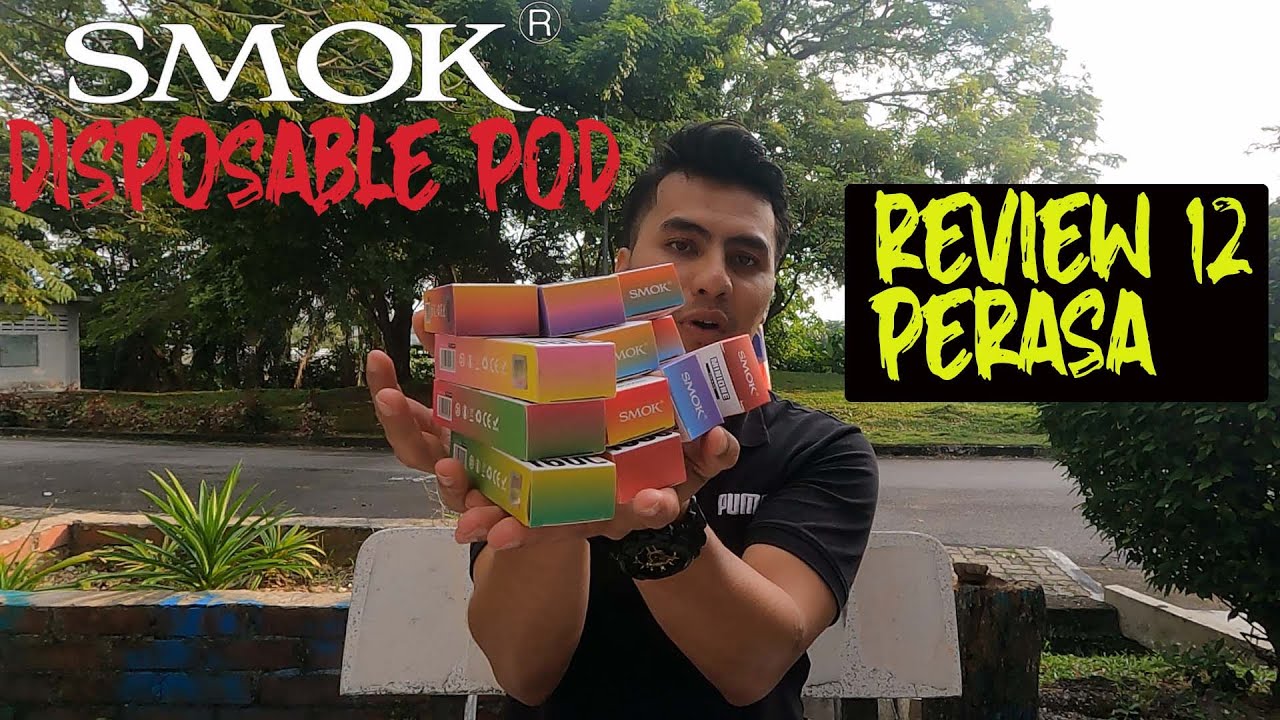 SMOK Disposable Pod 2021 | Review 12 perasa terbaru Smok