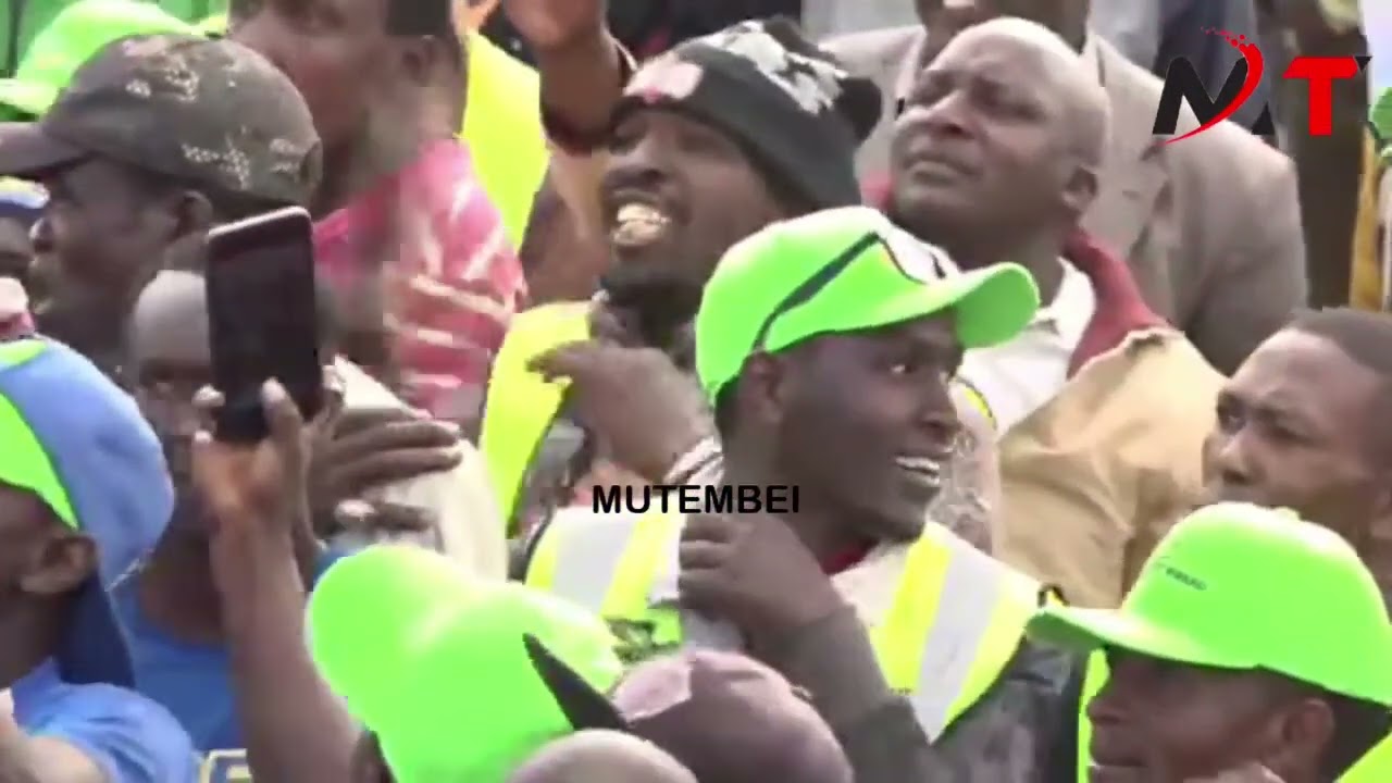 ''HAPA NI 1 TEARM'' LISTEN TO GACHAGUA DESTROYING RUTO IN NJORO!