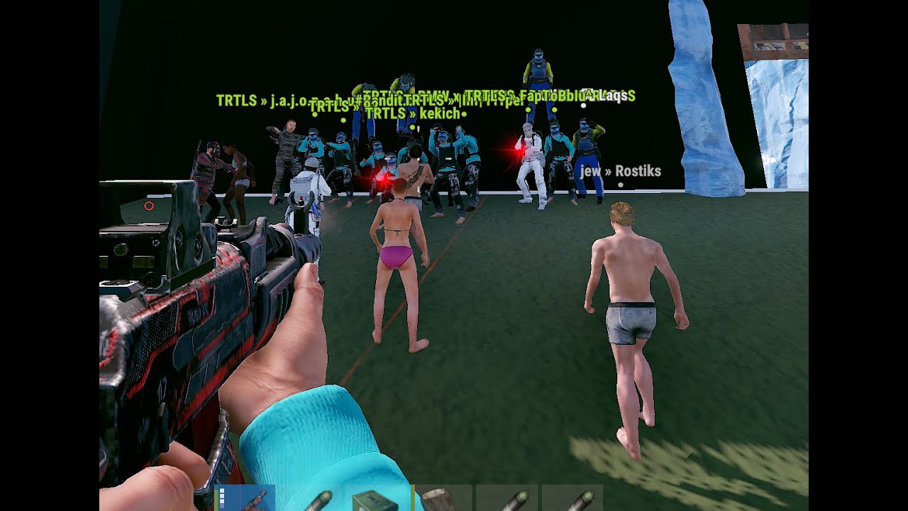 Wipe with clan TRTLS on Vital 10x | Вайп с кланом TRTLS на Vital 10x | Раст стрим с подписчиками