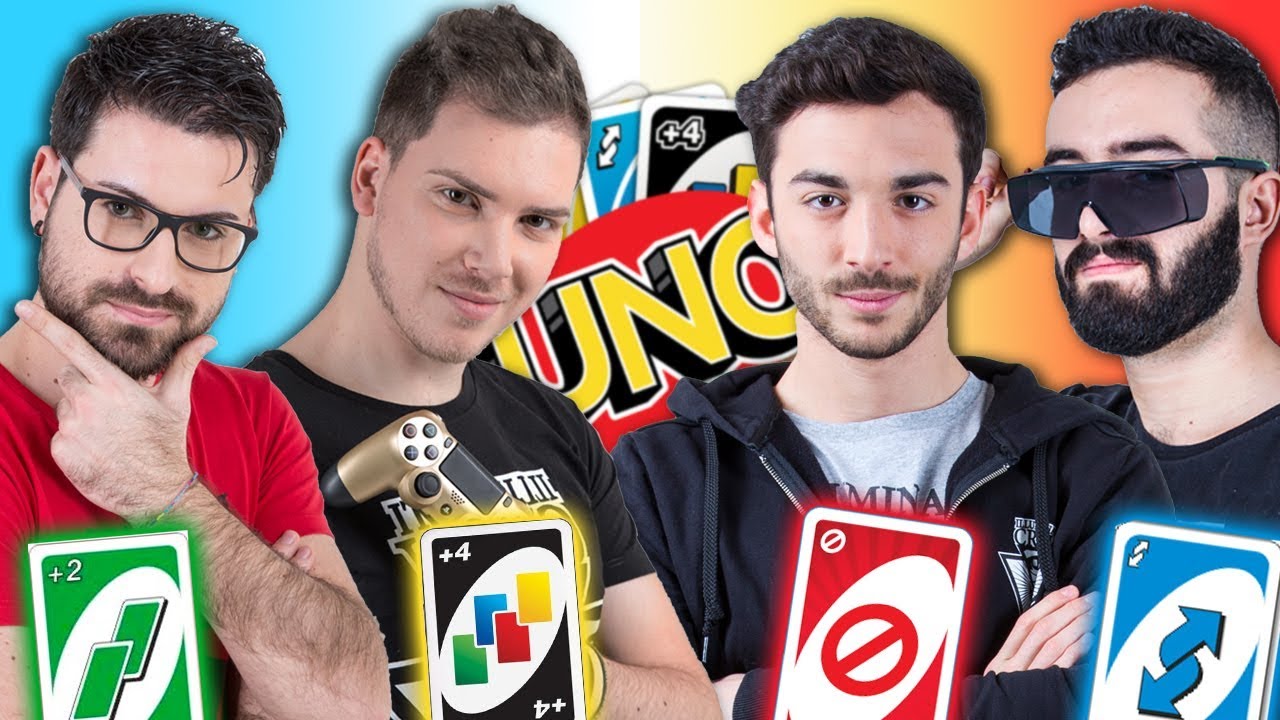 2 vs 2 - TEAM MIKE vs TEAM MURRY: CHI PERDE PAGA!! UNO ita w/ Illuminati Crew