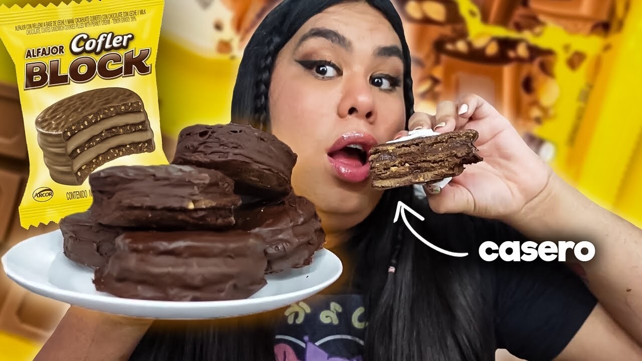 COCINANDO ALFAJOR COFLER BLOCK *salió excelente*