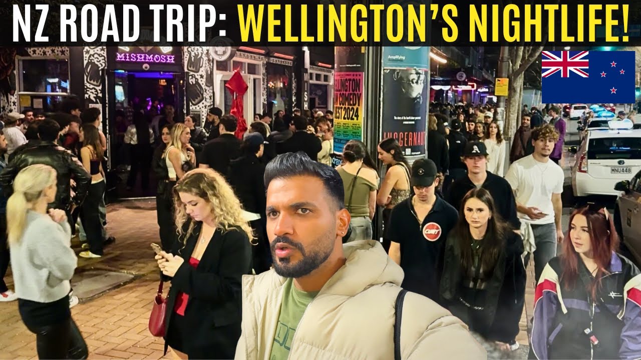 Wellington’s Nightlife & Accident on Last Day: NZ Road Trip! 🇳🇿