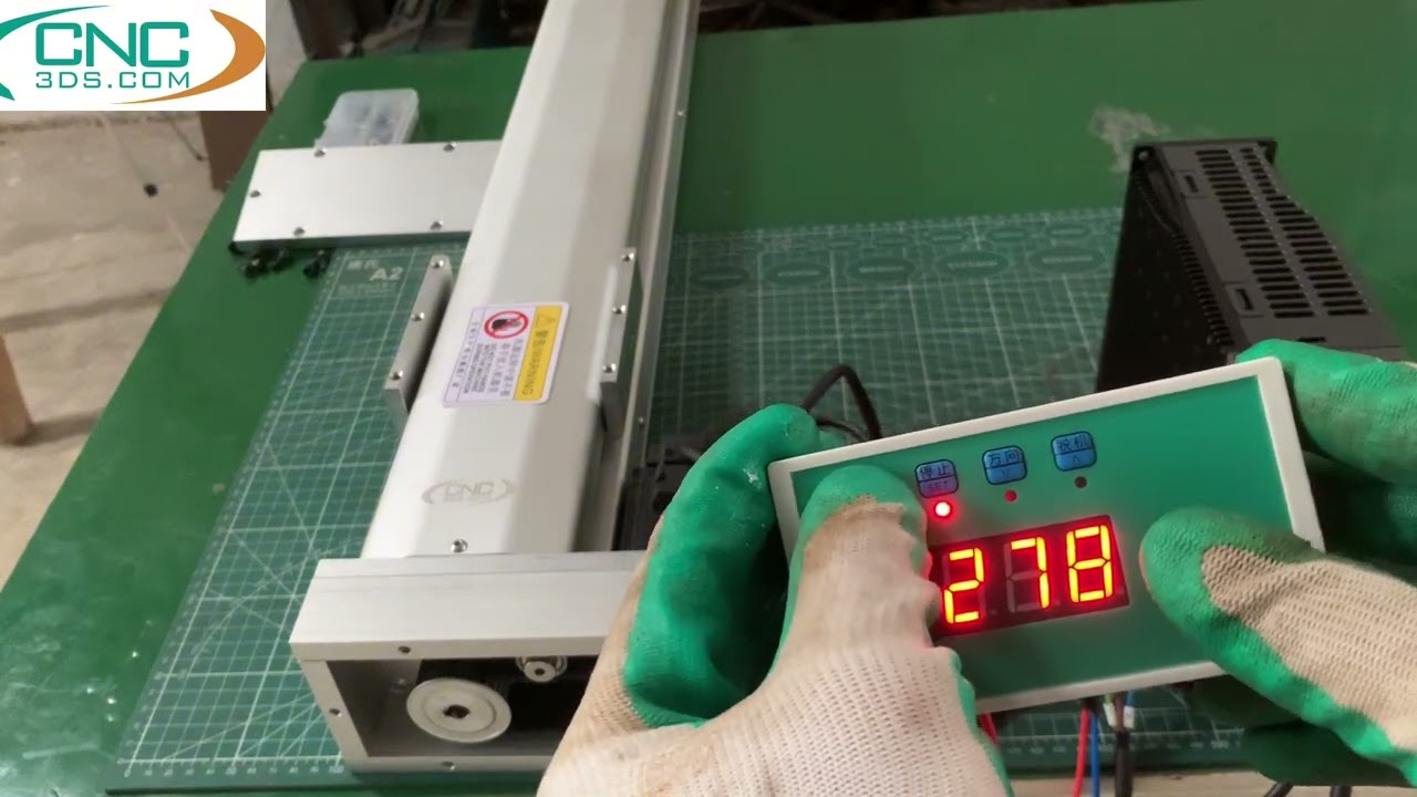 Trục Vitme có nắp đậy sử dụng động cơ Servo 400W chị tiết [ CNC3DS ]