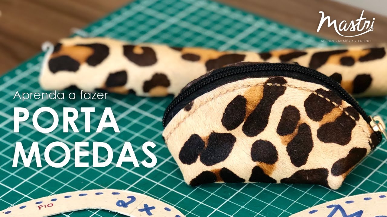 Aprenda a fazer um porta moedas em couro!