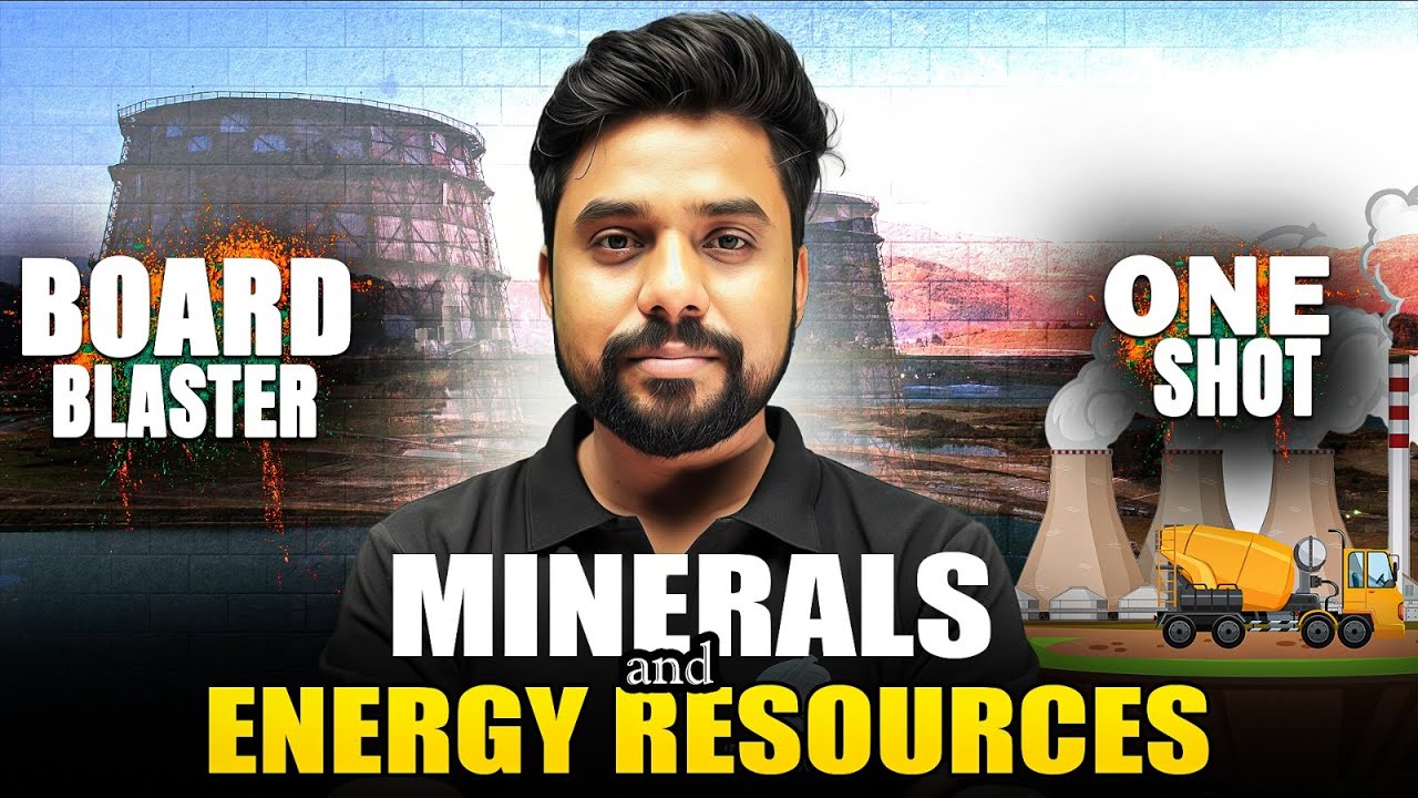 Mineral & Energy Resources 🔥 One Shot | Class 10 CBSE Geography | Prabhat Dwivedi sir #cbse #oneshot