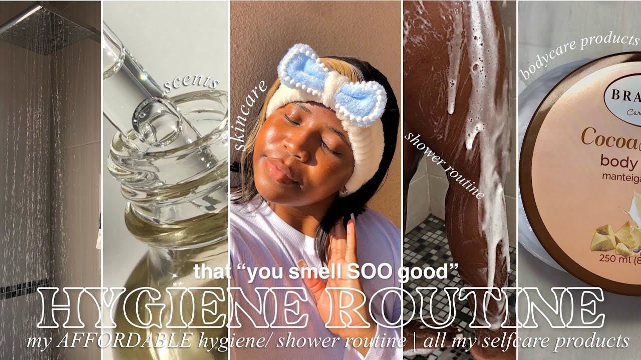 HOW TO SMELL GOOD ON A BUDGET | my VERY AFFORDABLE “you smell so gooood” hygiene/shower routine ♡