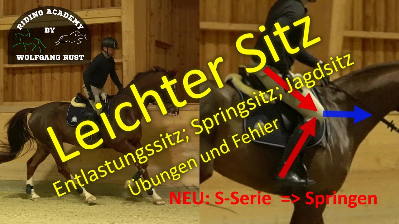 S9: Leichter Sitz / Springsitz. Pferde reiten / Treiben im Leichten Sitz; Balance Übungen am Pferd,