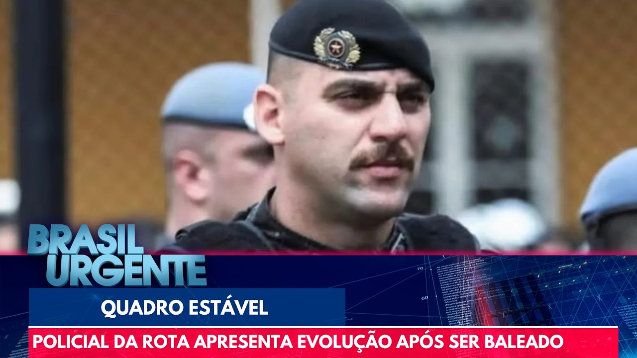 Tenente da Rota baleado tem quadro est&aacute;vel e sedativos retirados | Brasil Urgente