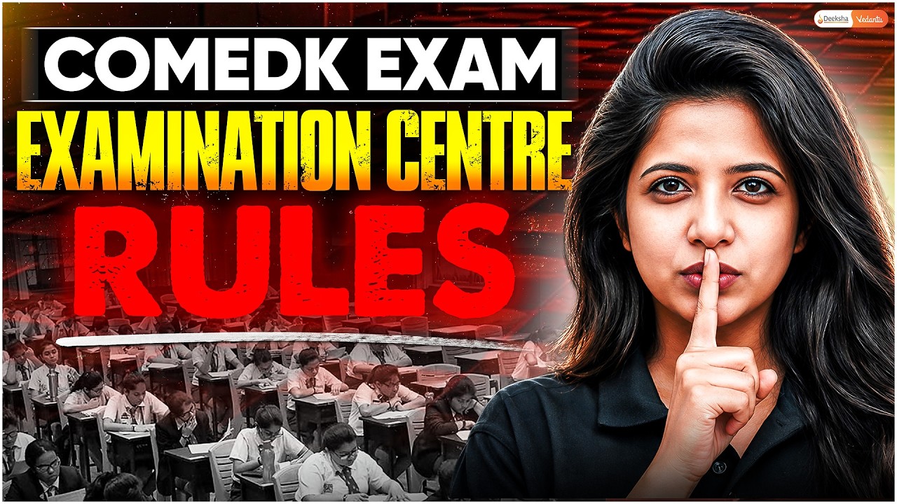 COMEDK 2026 Examination Centre Rules 🤫 | Complete Exam Hall Guidelines You MUST Know!