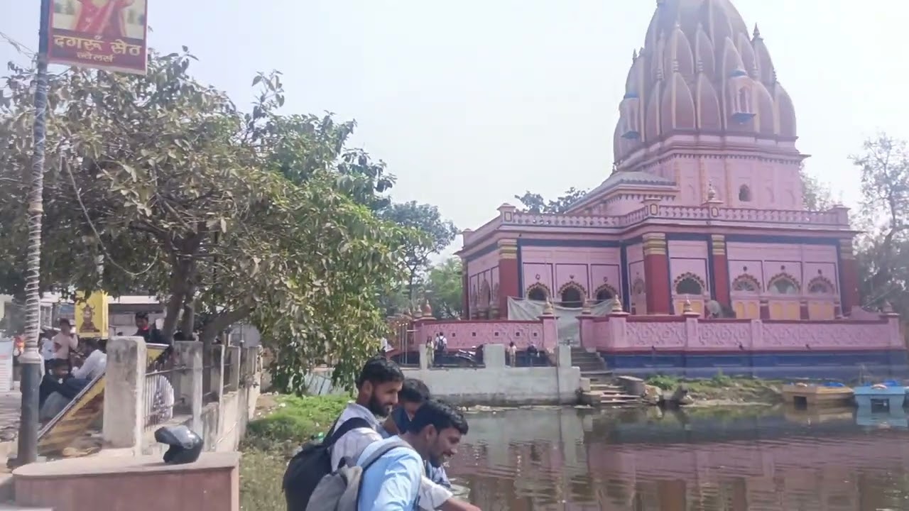 दरभंगा मैं कृष्ण और मां काली मंदिर अद्भुत दृश्य 