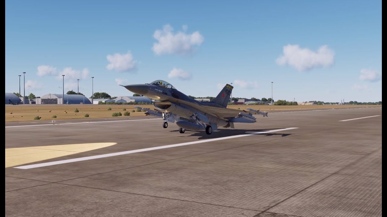 f16 overhead break landing at Incirlik airbase Turkey DCS world f-16 viper