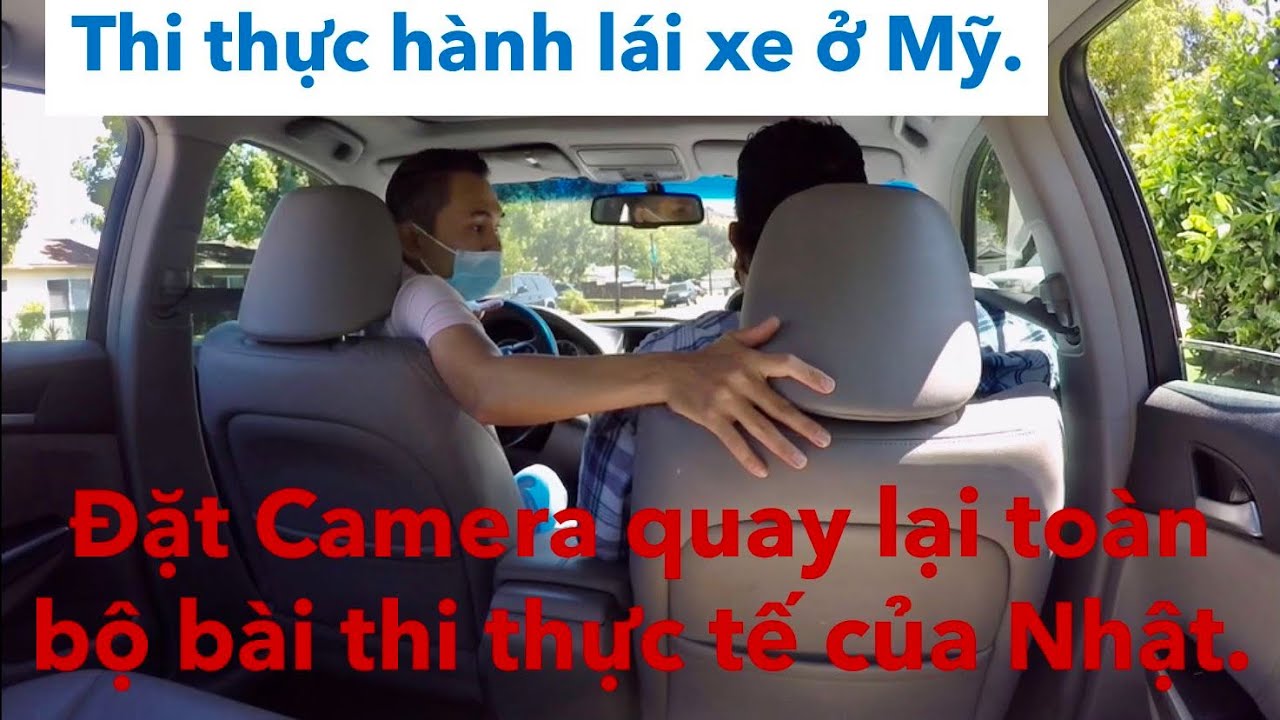 #62 Bài thi thực hành lái xe ở Mỹ- Test Driving in USA.