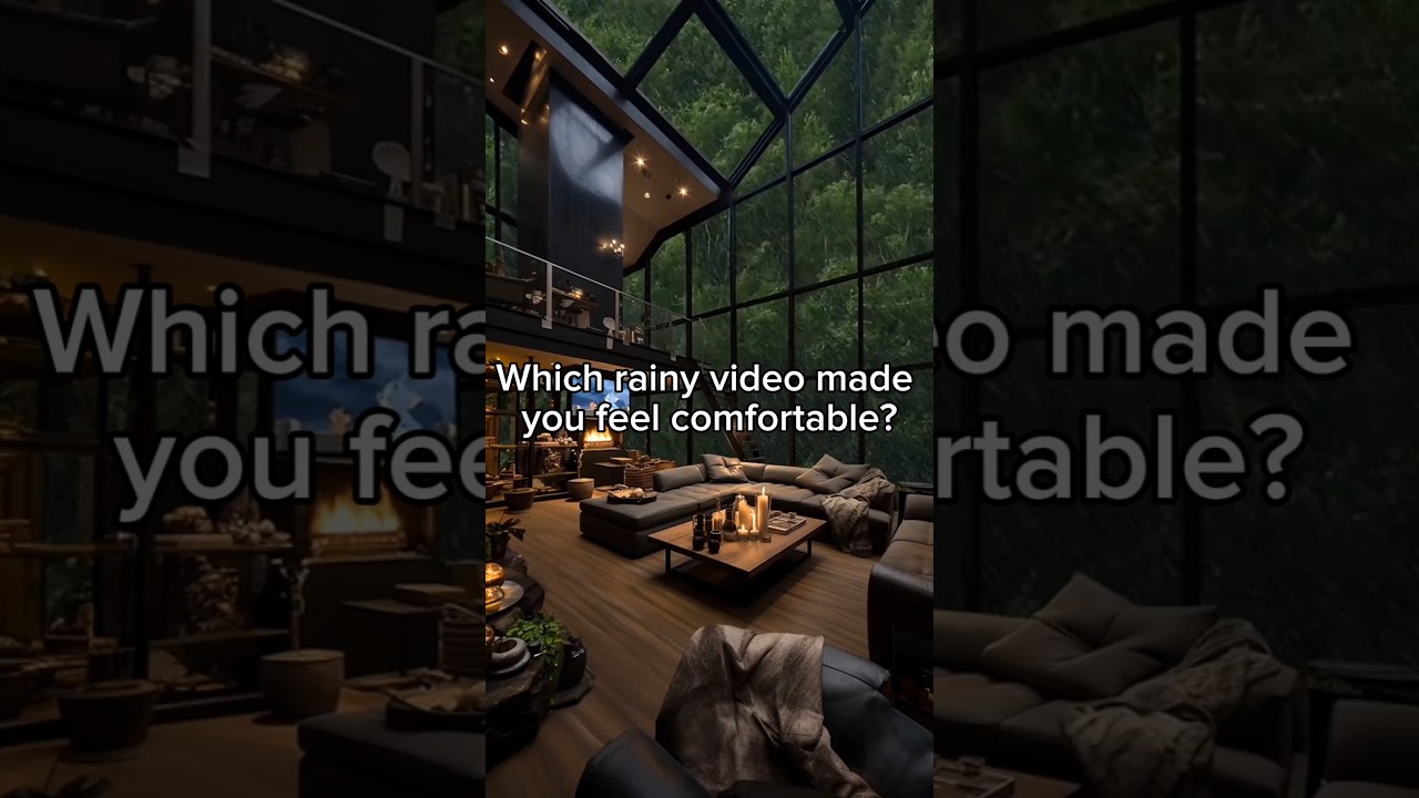 Which rainy video made you feel comfortable? 