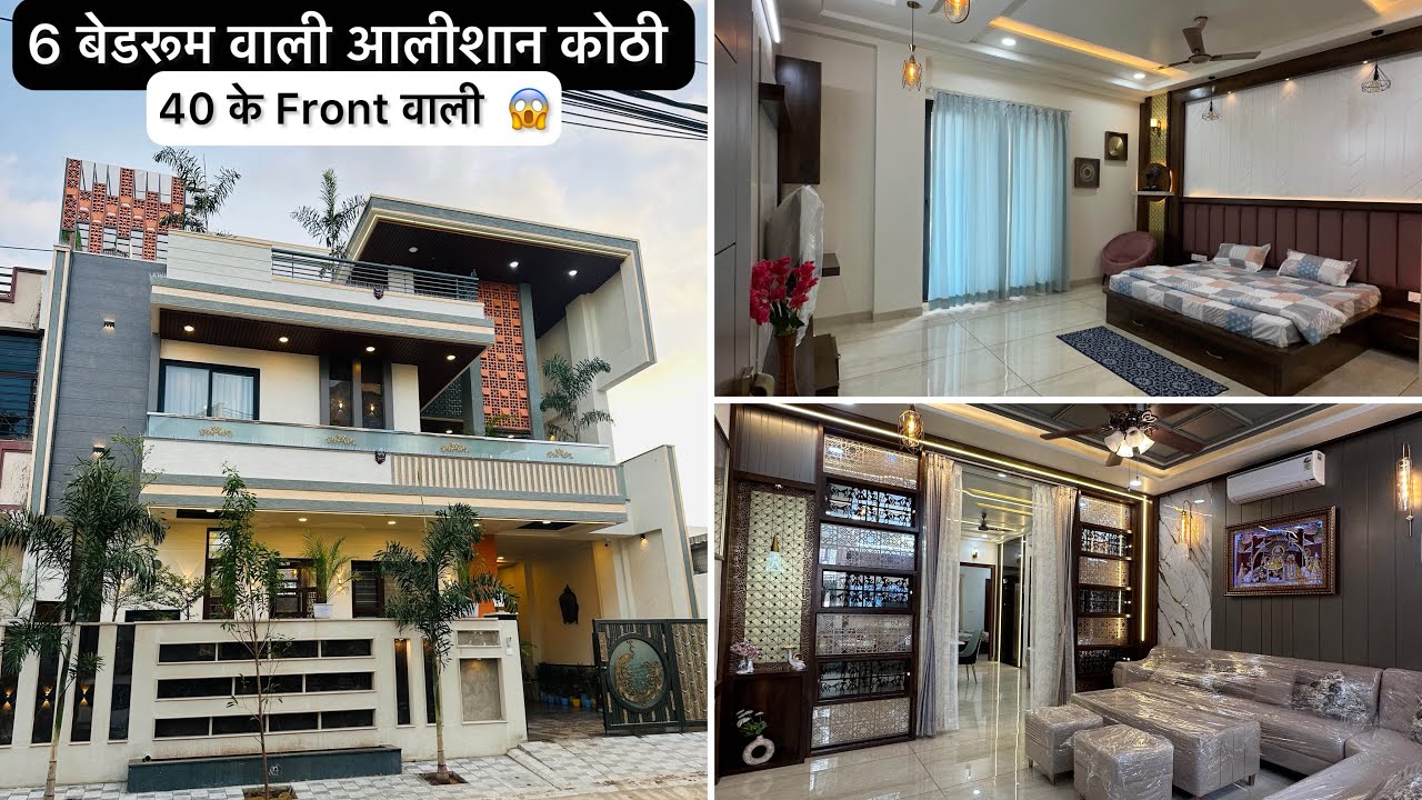 40x60 Luxury Modern House With Beautiful Interior Design Work | Luxury House For Sale In Jaipur