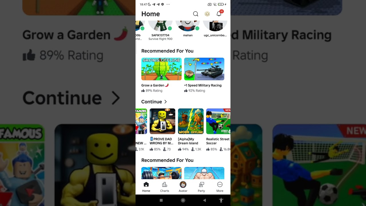 Mening ismi oʻzgartirilgan Roblox akk im