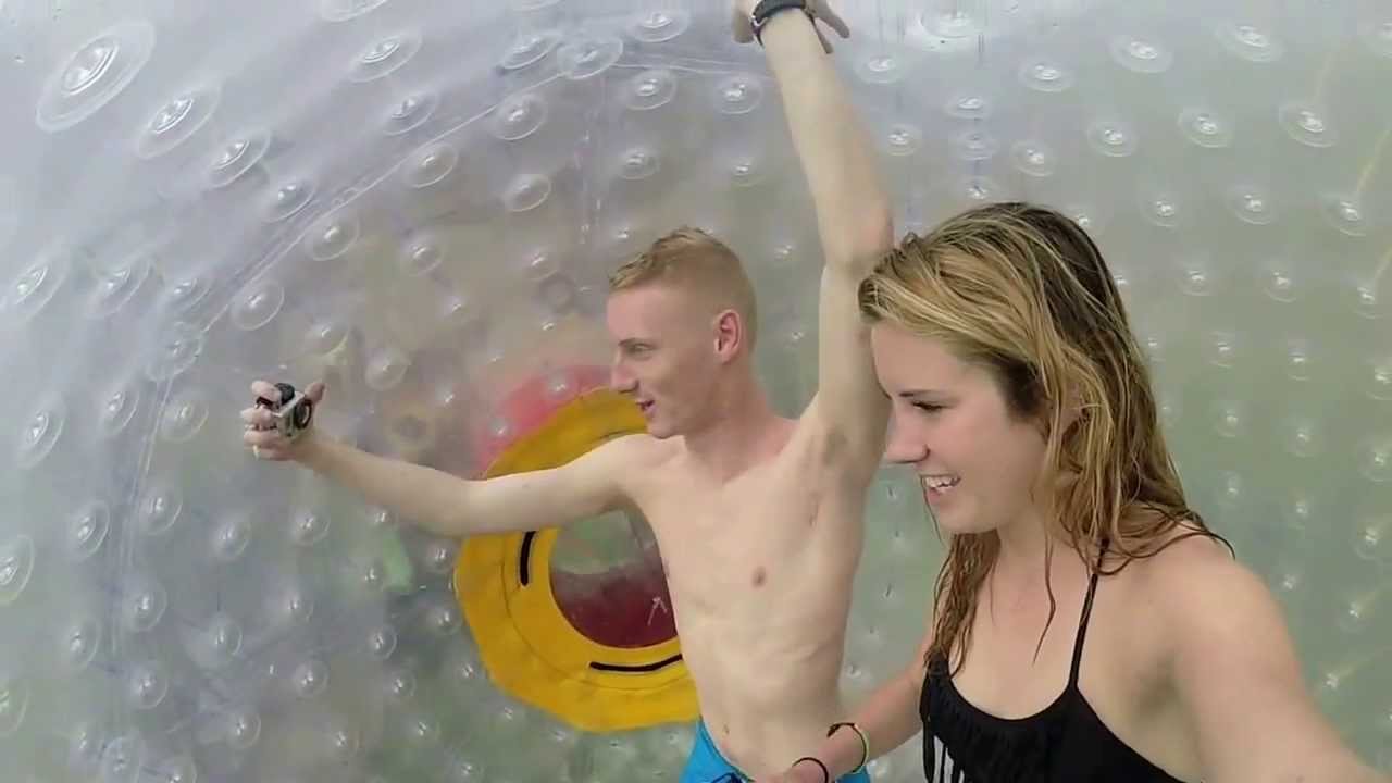 Zorbing! Rotorua, New Zealand