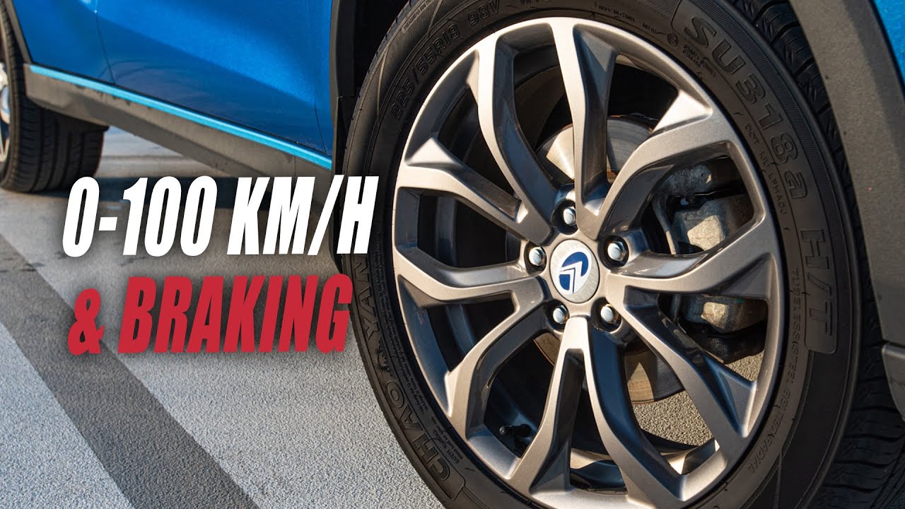 2022 SERES 3: 0-100 km/h Acceleration & 100-0 km/h Emergency Braking