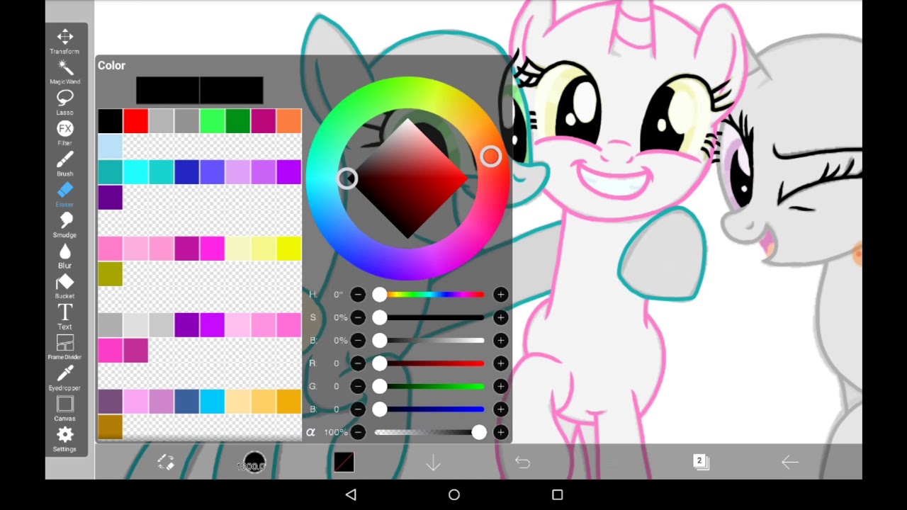 MLP Base Speedpaint (My Friends.)