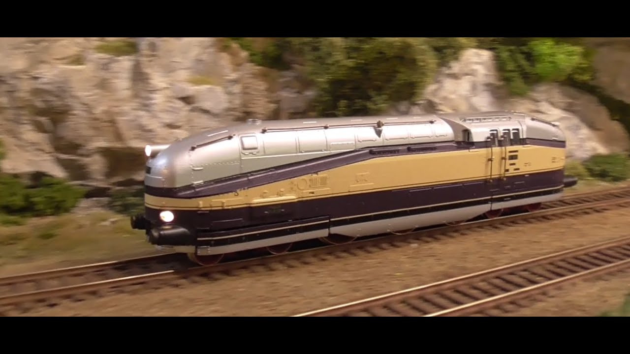Rivarossi BR61 Henschel Wegmann Zug digitalisieren Teil 2,  Sie fährt jetzt sehr geschmeidig